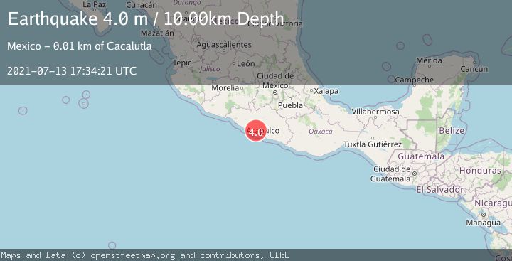 Map of GUERRERO, MEXICO