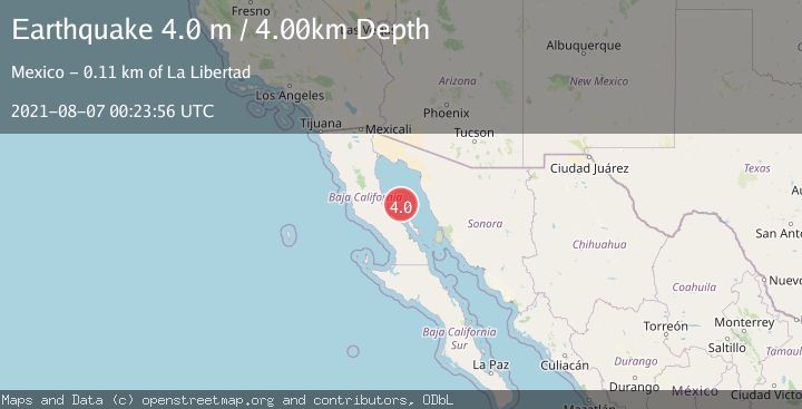 Map of GULF OF CALIFORNIA