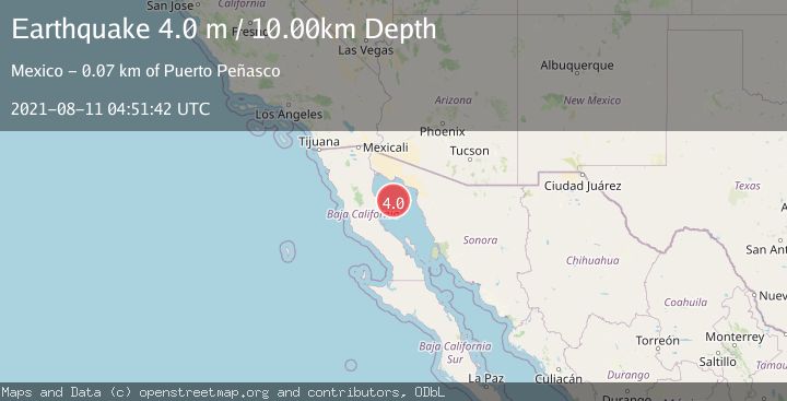 Map of GULF OF CALIFORNIA