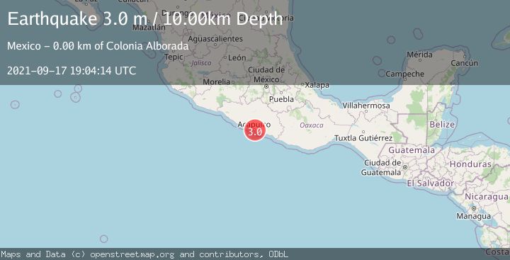 Map of GUERRERO, MEXICO