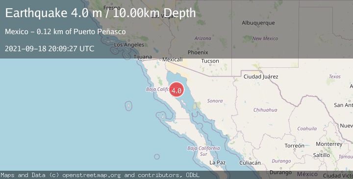 Map of GULF OF CALIFORNIA