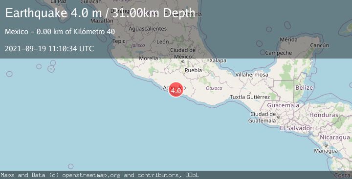 Map of GUERRERO, MEXICO