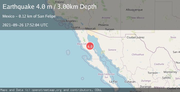 Map of GULF OF CALIFORNIA