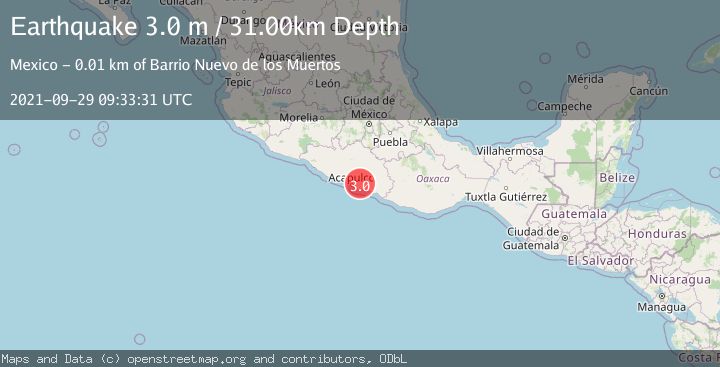 Map of GUERRERO, MEXICO