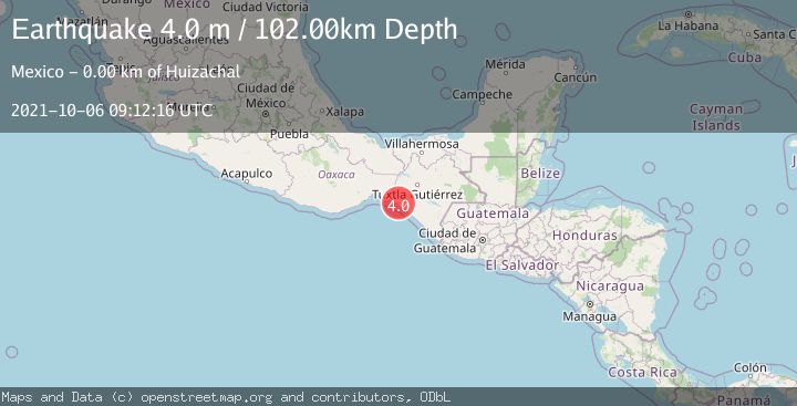 Map of CHIAPAS, MEXICO
