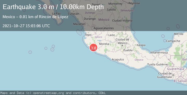 Map of COLIMA, MEXICO