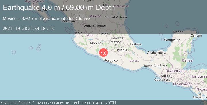 Map of GUERRERO, MEXICO