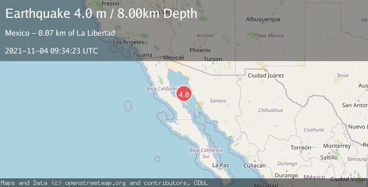 Map of GULF OF CALIFORNIA