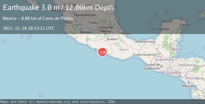 Map of GUERRERO, MEXICO