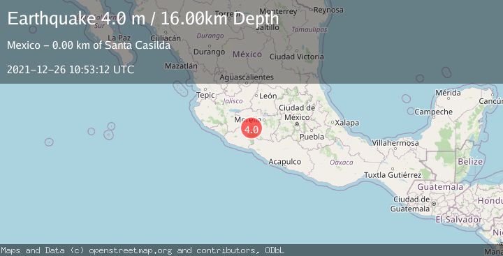Map of MICHOACAN, MEXICO