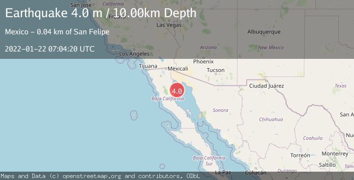 Map of GULF OF CALIFORNIA