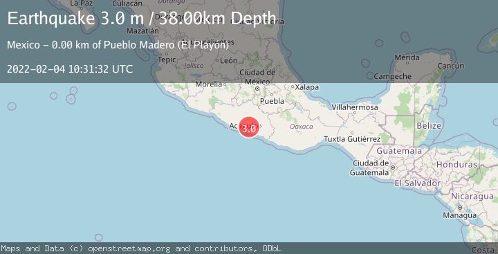 Map of GUERRERO, MEXICO