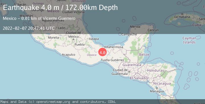 Map of VERACRUZ, MEXICO