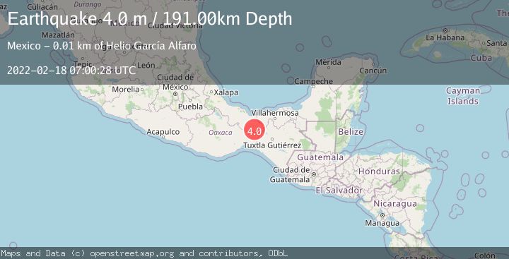 Map of VERACRUZ, MEXICO