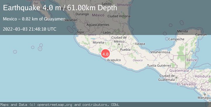 Map of GUERRERO, MEXICO