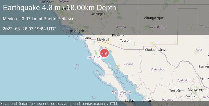 Map of GULF OF CALIFORNIA