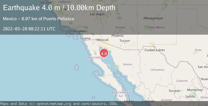 Map of GULF OF CALIFORNIA