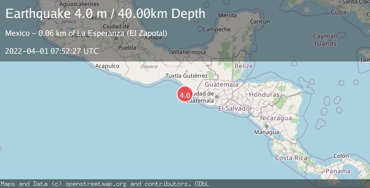 Map of OFFSHORE CHIAPAS, MEXICO