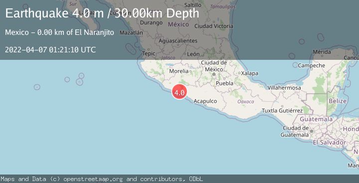 Map of GUERRERO, MEXICO
