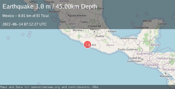 Map of GUERRERO, MEXICO