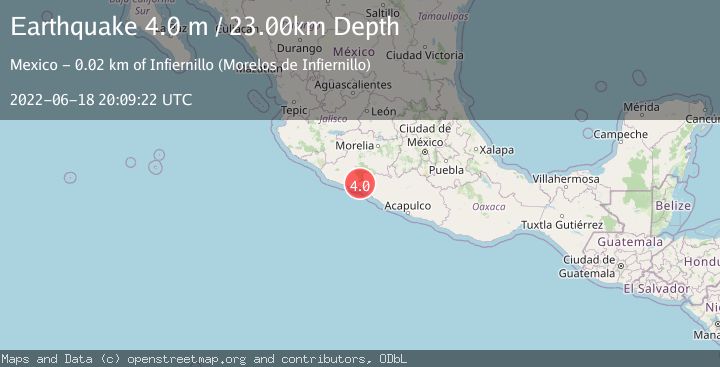 Map of GUERRERO, MEXICO