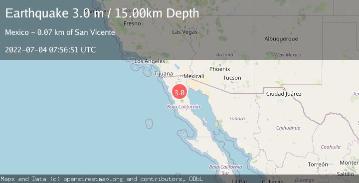 Map of BAJA CALIFORNIA, MEXICO