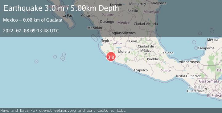 Map of COLIMA, MEXICO