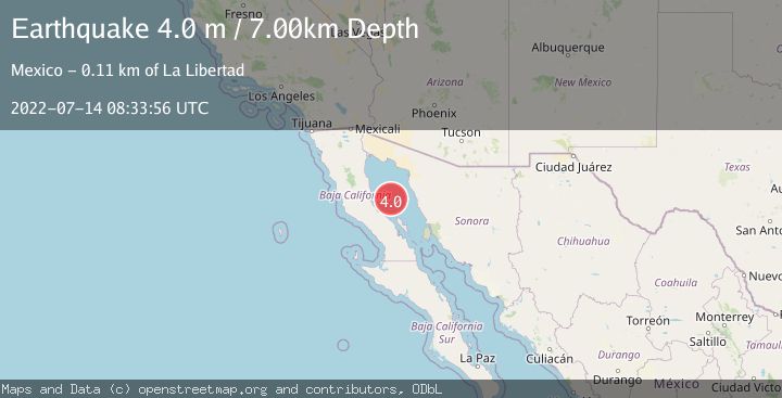 Map of GULF OF CALIFORNIA