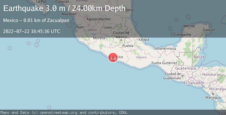 Map of GUERRERO, MEXICO