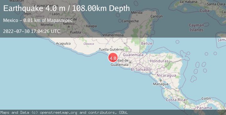 Map of CHIAPAS, MEXICO