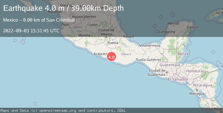 Map of GUERRERO, MEXICO