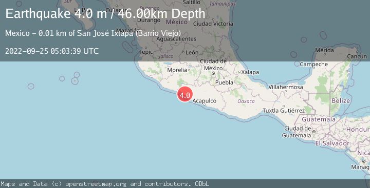 Map of GUERRERO, MEXICO
