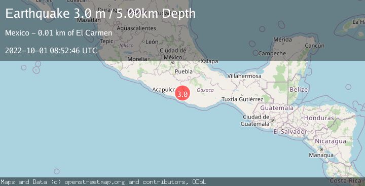 Map of GUERRERO, MEXICO