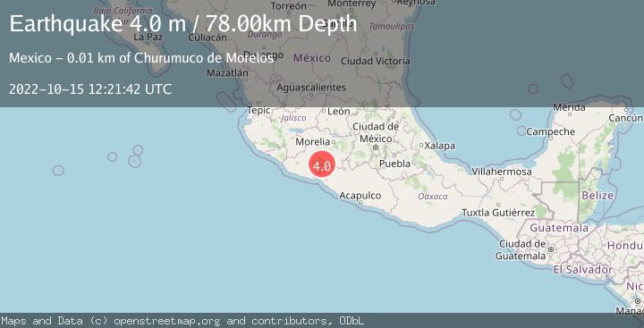 Map of MICHOACAN, MEXICO