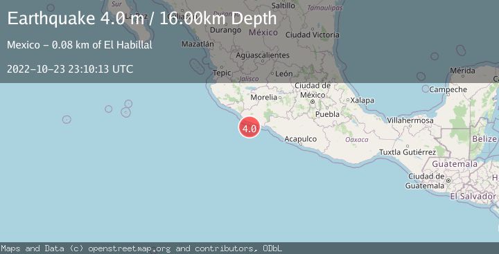 Map of OFFSHORE MICHOACAN, MEXICO