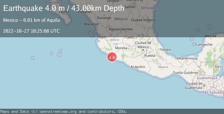 Map of MICHOACAN, MEXICO