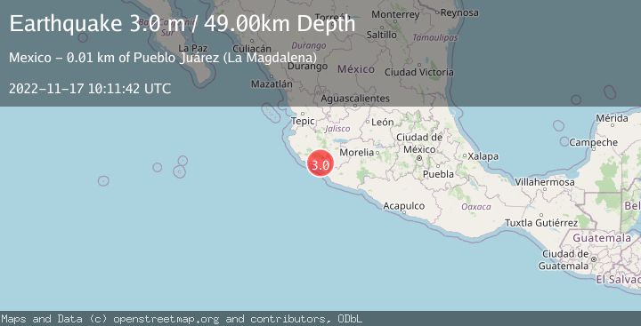 Map of COLIMA, MEXICO