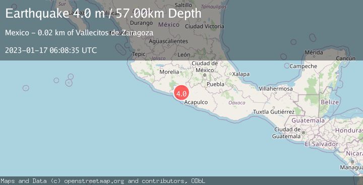 Map of GUERRERO, MEXICO
