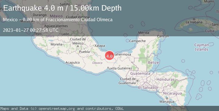 Map of VERACRUZ, MEXICO