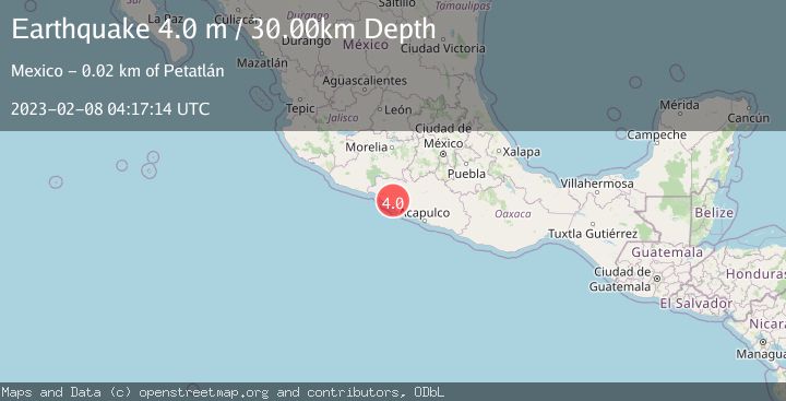 Map of GUERRERO, MEXICO