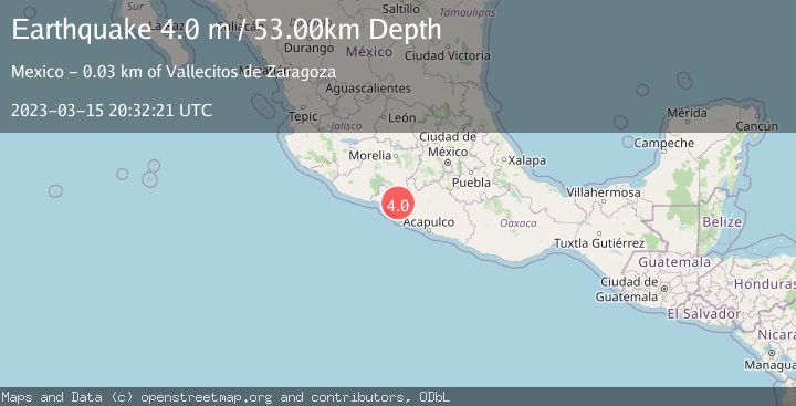 Map of GUERRERO, MEXICO