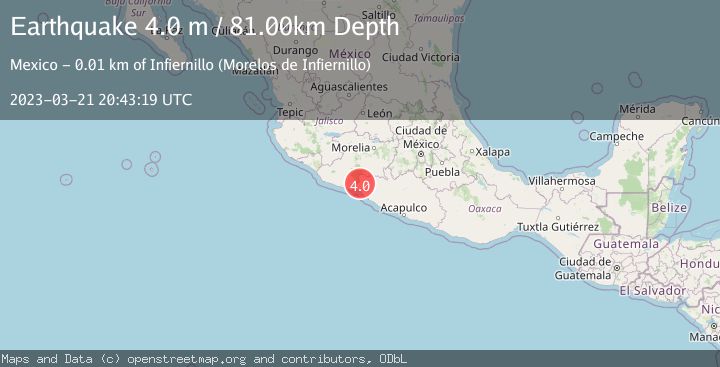 Map of GUERRERO, MEXICO