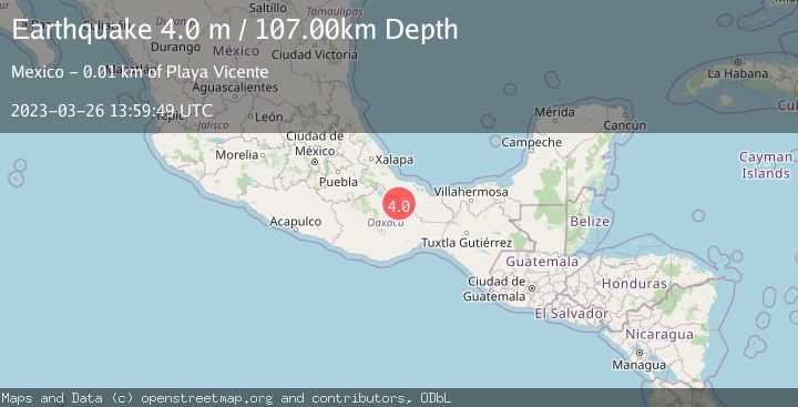 Map of VERACRUZ, MEXICO