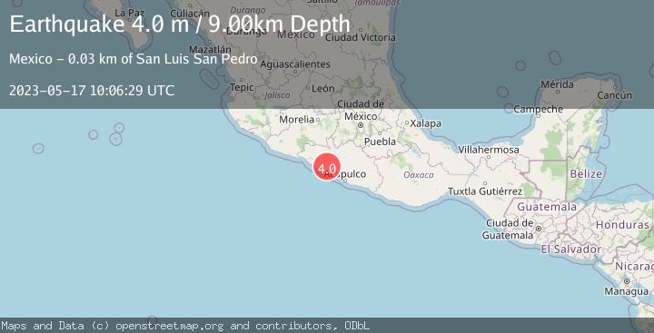 Map of GUERRERO, MEXICO