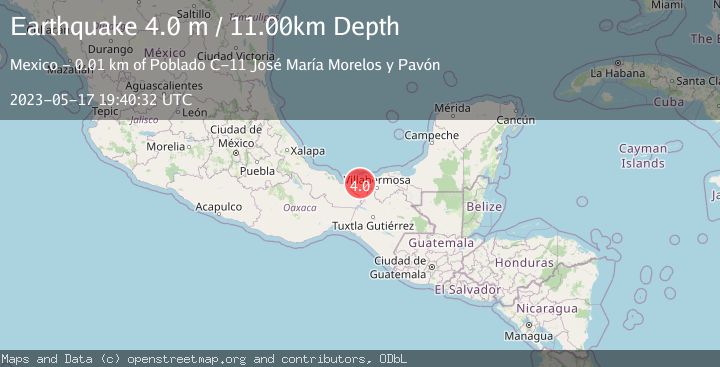 Map of TABASCO, MEXICO