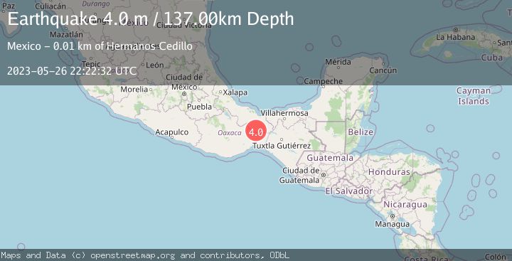Map of VERACRUZ, MEXICO