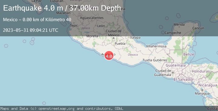 Map of GUERRERO, MEXICO