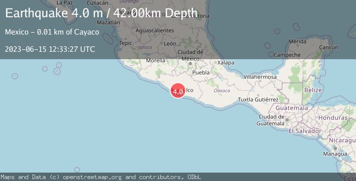 Map of GUERRERO, MEXICO
