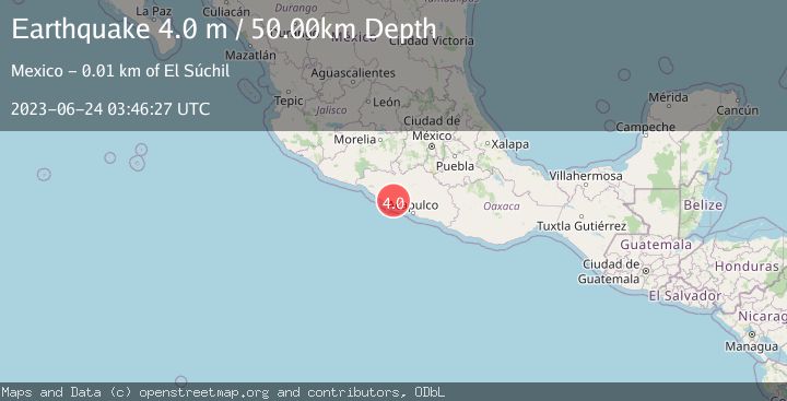 Map of GUERRERO, MEXICO
