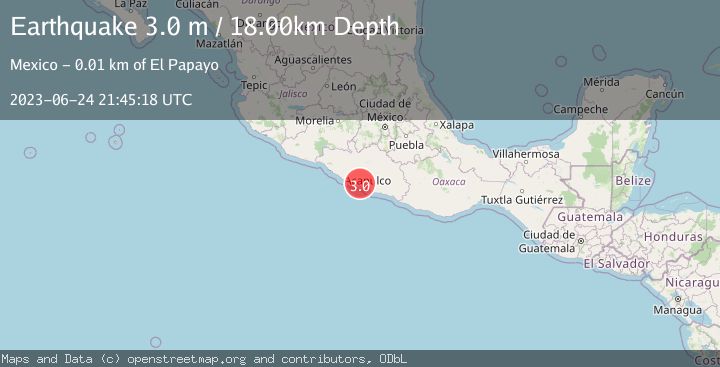 Map of GUERRERO, MEXICO